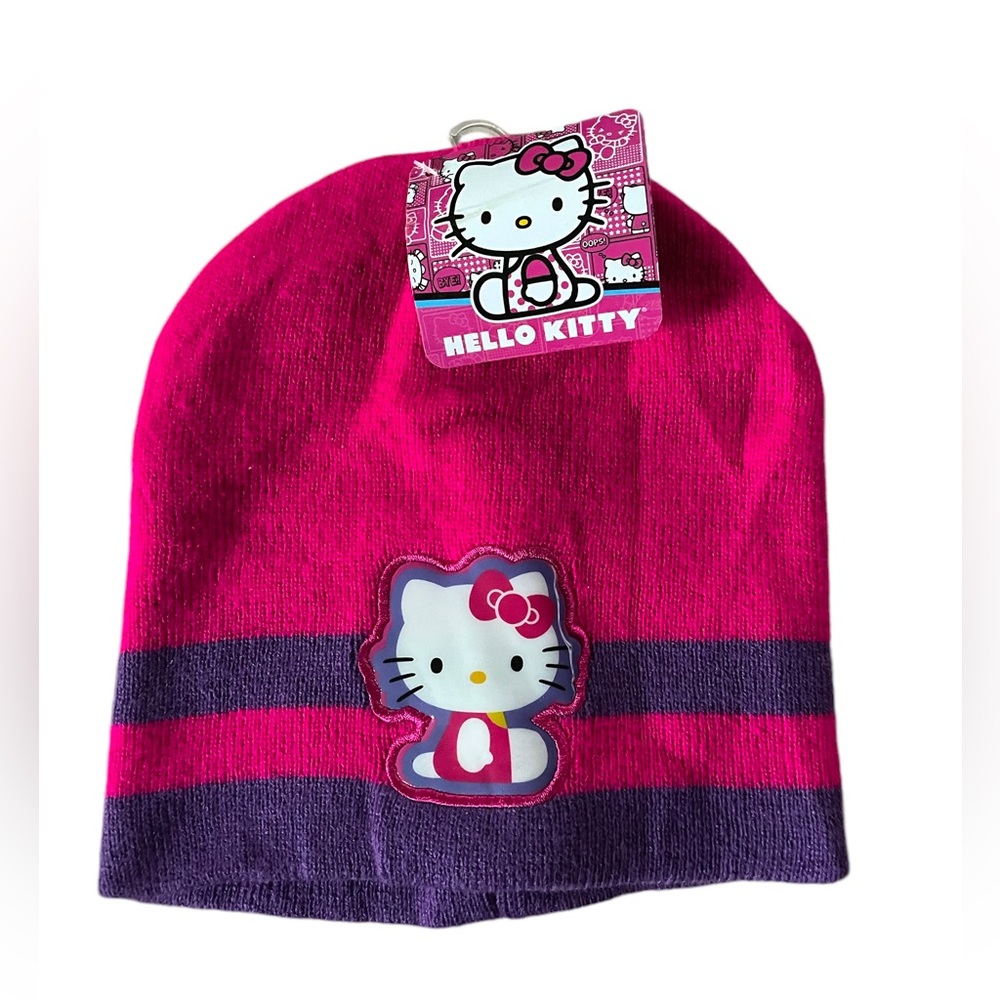 Hello Kitty Sanrio 2014 Girls Beanie NWT